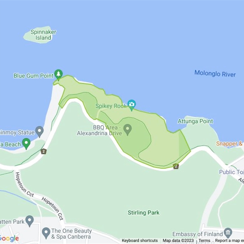 Blue Gum Point to Attunga Bay