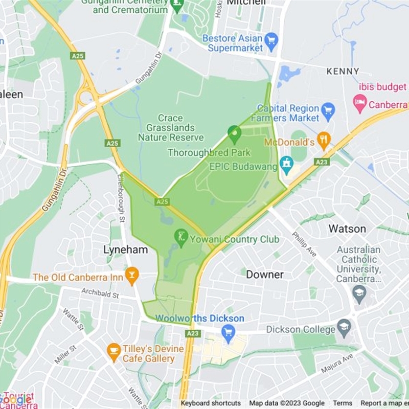 Sullivans Creek, Lyneham North